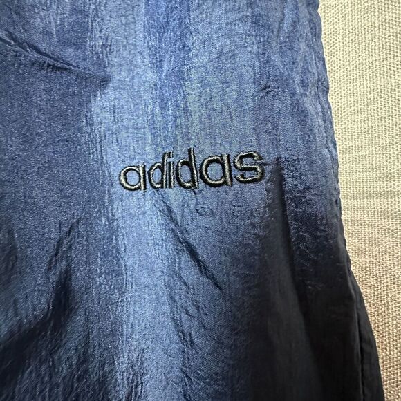 2/$30 Adidas Vintage Nylon Windbreaker Pants Joggers Mens XL Running Track 90s - Picture 7 of 13